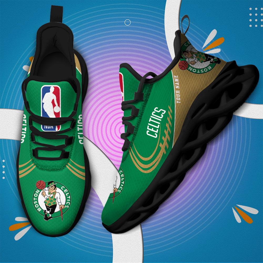 Boston Celtics Max Soul Shoes - Famjoys Boston Celtics Max Soul Shoes - Famjoys
