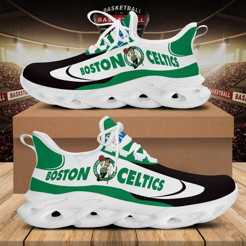 Boston Celtics Max Soul YZ Running Sneakers 65 - Famjoys Boston Celtics Max Soul YZ Running Sneakers 65 - Famjoys