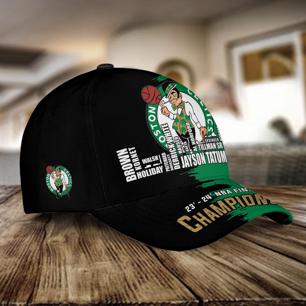 Boston Celtics NBA Final Champions Hat - Famjoys Boston Celtics NBA Final Champions Hat - Famjoys