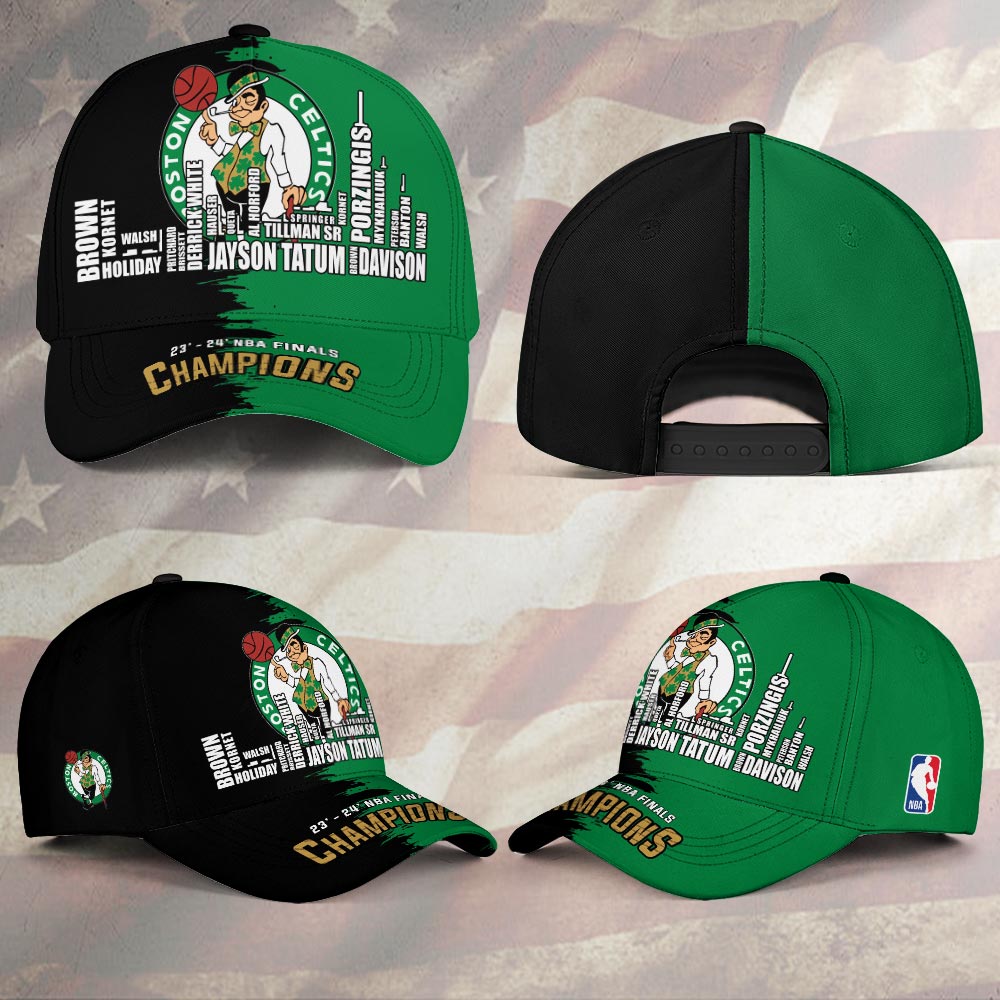 Boston Celtics NBA Final Champions Hat - Famjoys Boston Celtics NBA Final Champions Hat - Famjoys