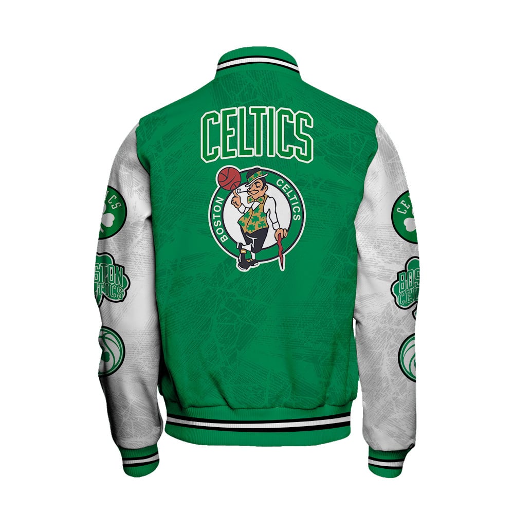 Boston Celtics Varsity Jacket - Famjoys Boston Celtics Varsity Jacket - Famjoys