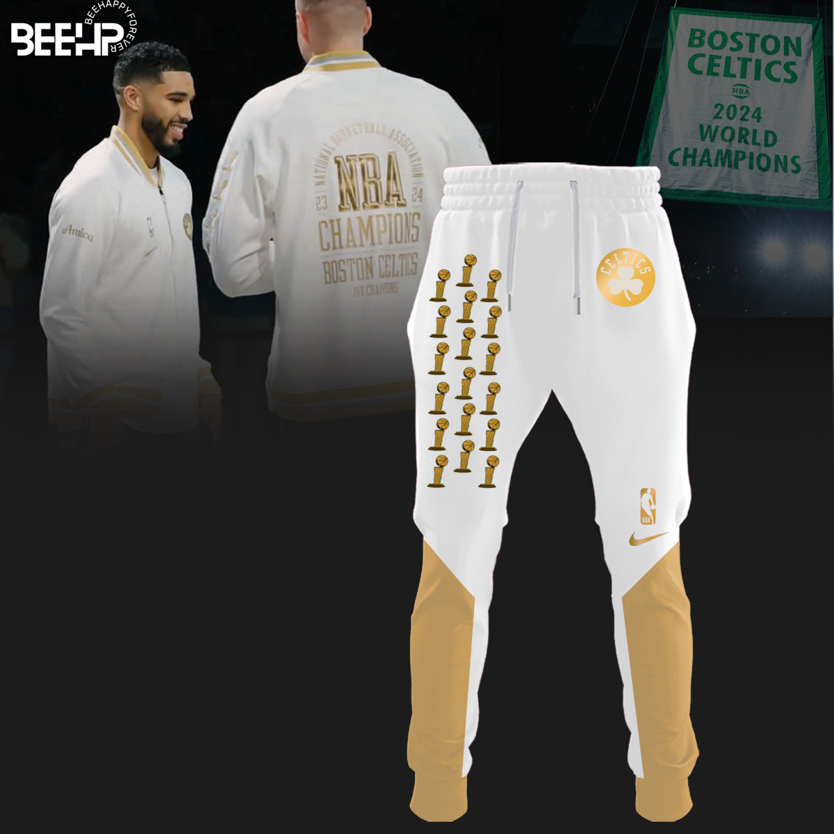 Boston Celtics World Champions Joogger - Famjoys Boston Celtics World Champions Joogger - Famjoys