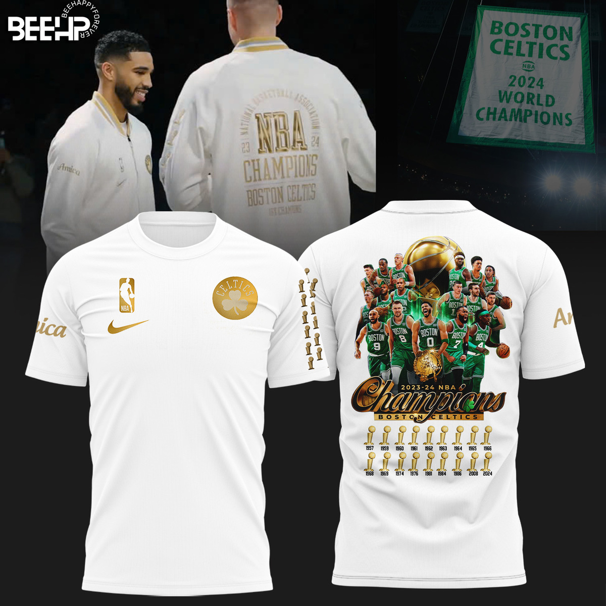 Boston Celtics World Champions Shirt - Famjoys Boston Celtics World Champions Shirt - Famjoys