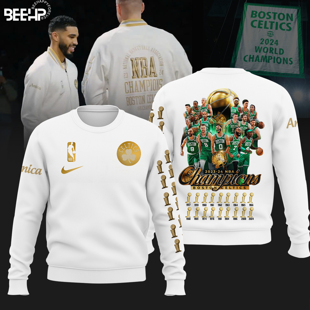 Boston Celtics World Champions Shirt - Famjoys Boston Celtics World Champions Shirt - Famjoys