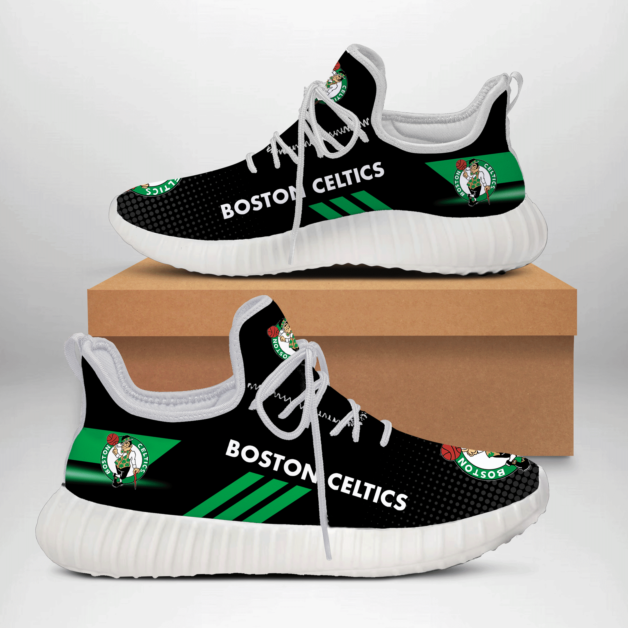 Boston Celtics Yz Shoes - Famjoys Boston Celtics Yz Shoes - Famjoys