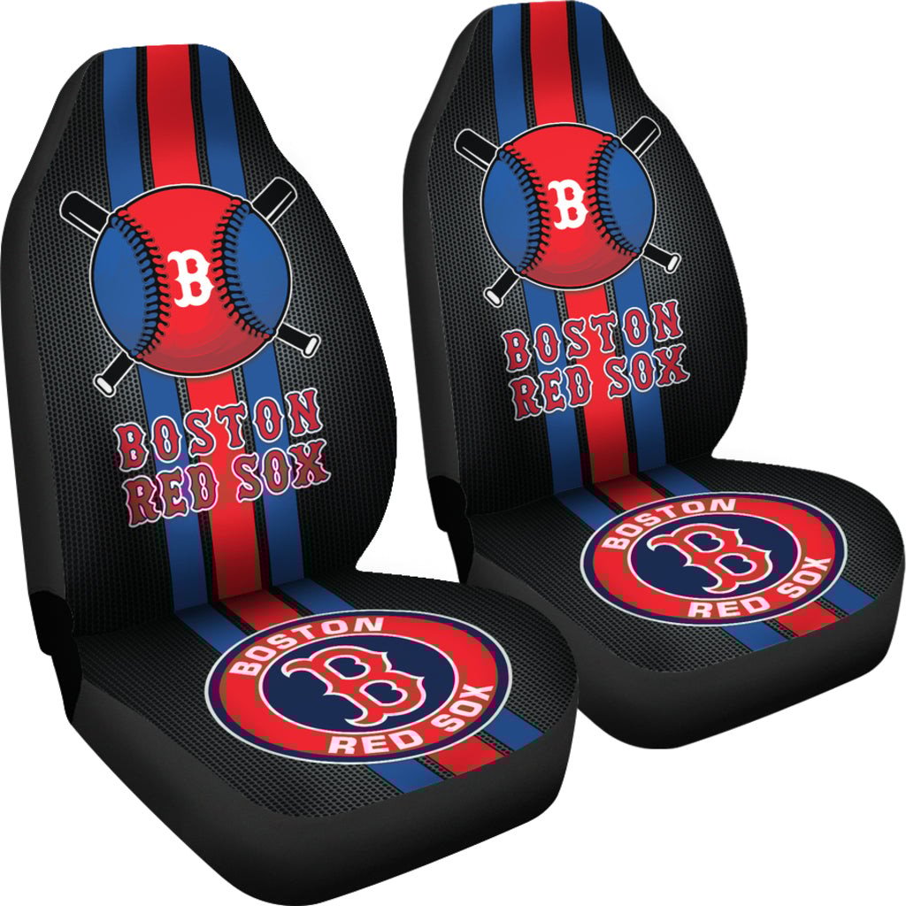 Boston Red Sox Car Seat Covers MBL Baseball Ph220914-04 - Famjoys Boston Red Sox Car Seat Covers MBL Baseball Ph220914-04 - Famjoys