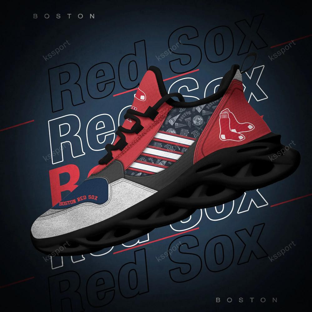 Boston Red Sox Max Soul Clunky, Running Sneakers - Famjoys Boston Red Sox Max Soul Clunky, Running Sneakers - Famjoys