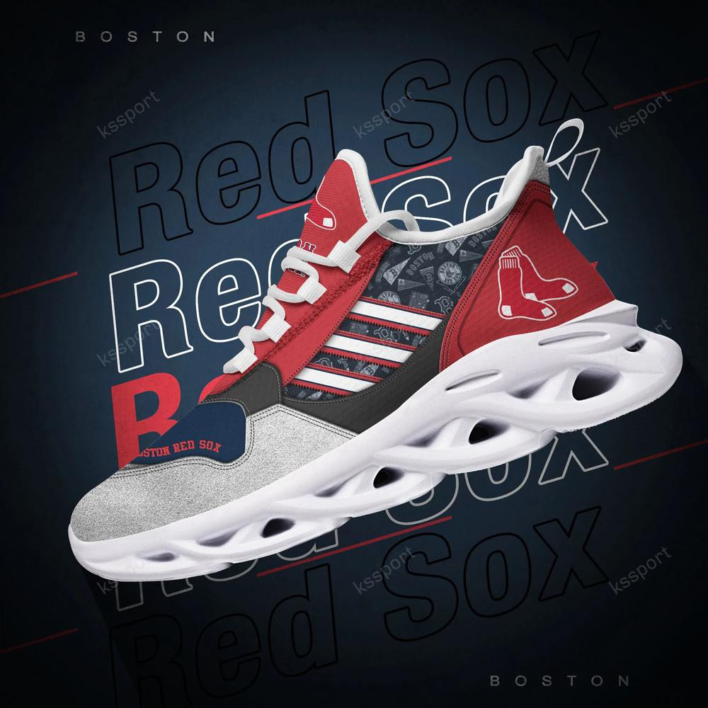 Boston Red Sox Max Soul Clunky, Running Sneakers - Famjoys Boston Red Sox Max Soul Clunky, Running Sneakers - Famjoys