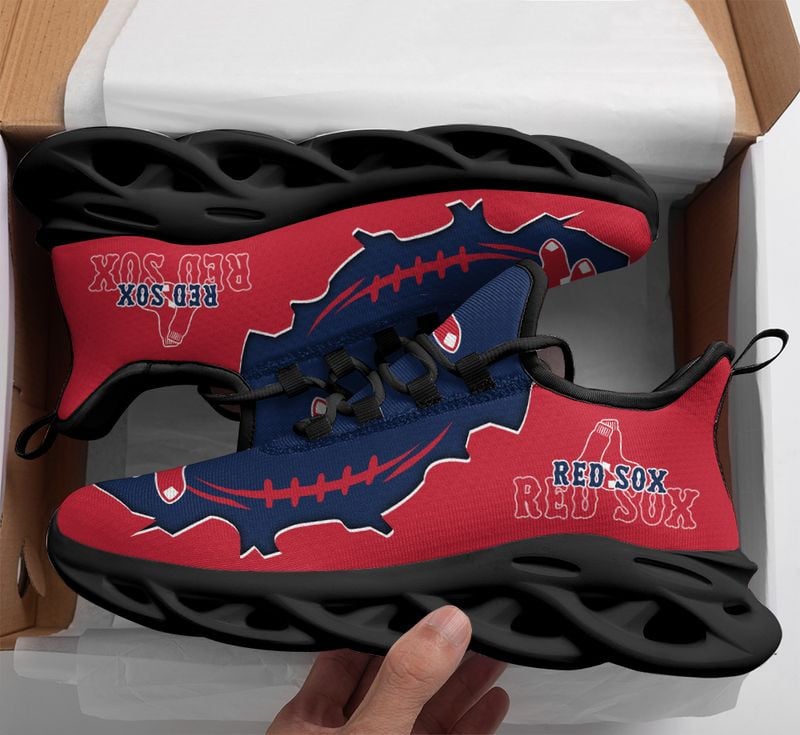 Boston Red Sox Max Soul Shoes NEW020236 - Famjoys Boston Red Sox Max Soul Shoes NEW020236 - Famjoys