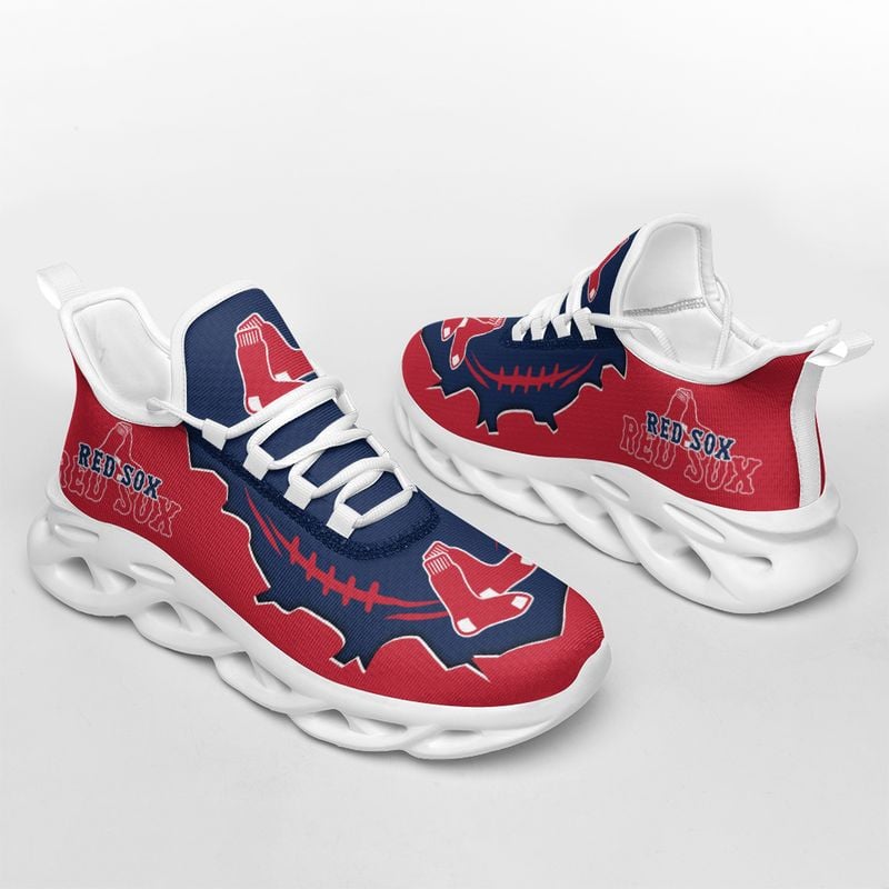 Boston Red Sox Max Soul Shoes NEW020236 - Famjoys Boston Red Sox Max Soul Shoes NEW020236 - Famjoys