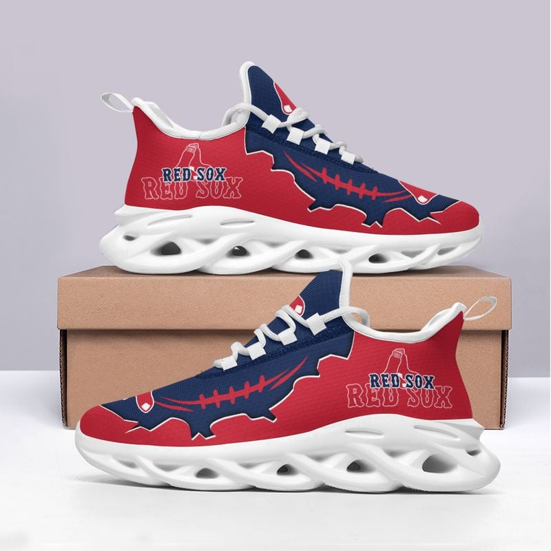 Boston Red Sox Max Soul Shoes NEW020236 - Famjoys Boston Red Sox Max Soul Shoes NEW020236 - Famjoys