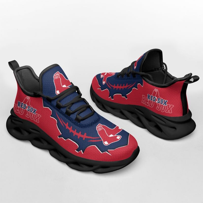 Boston Red Sox Max Soul Shoes NEW020236 - Famjoys Boston Red Sox Max Soul Shoes NEW020236 - Famjoys