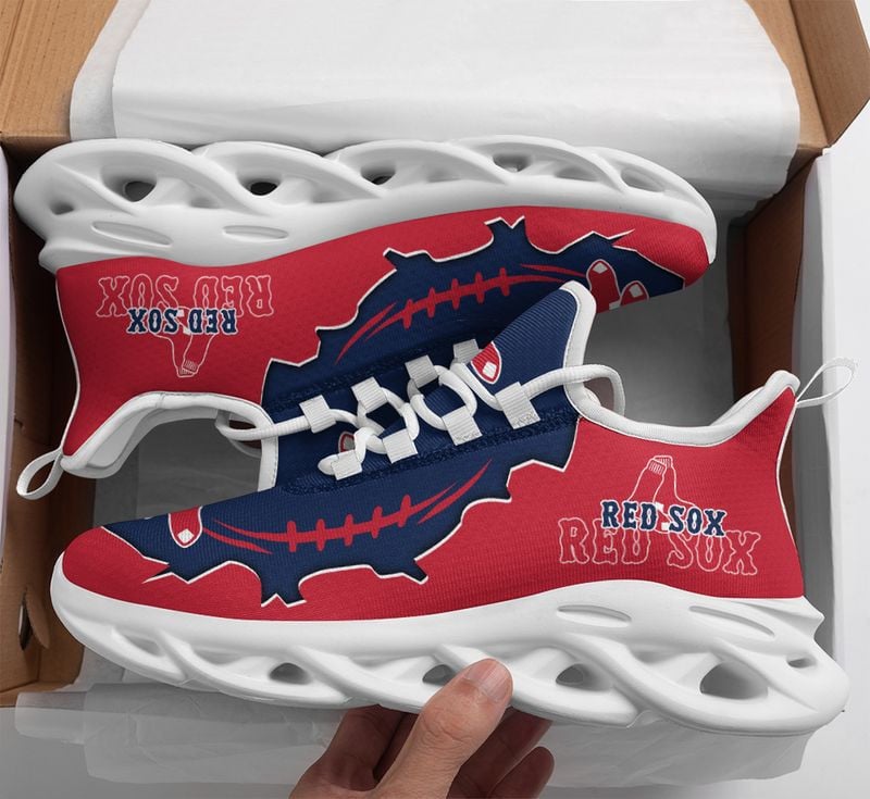 Boston Red Sox Max Soul Shoes NEW020236 - Famjoys Boston Red Sox Max Soul Shoes NEW020236 - Famjoys