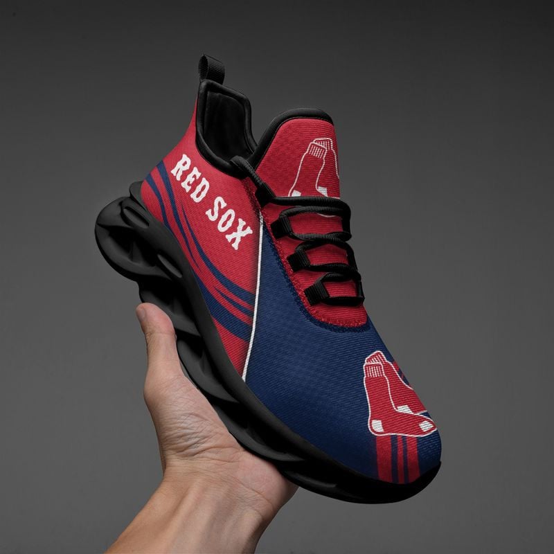 Boston Red Sox Max Soul Shoes NLA065236 - Famjoys Boston Red Sox Max Soul Shoes NLA065236 - Famjoys