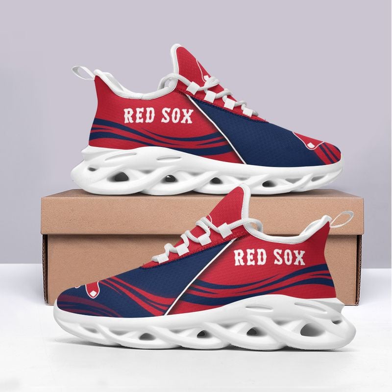 Boston Red Sox Max Soul Shoes NLA065236 - Famjoys Boston Red Sox Max Soul Shoes NLA065236 - Famjoys