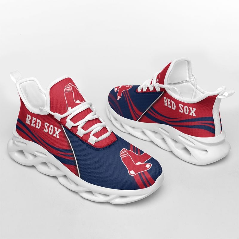 Boston Red Sox Max Soul Shoes NLA065236 - Famjoys Boston Red Sox Max Soul Shoes NLA065236 - Famjoys