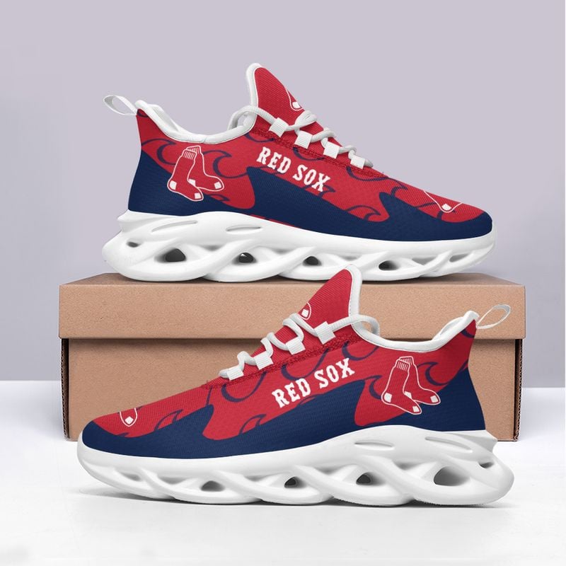 Boston Red Sox Max Soul Shoes NLA066536 - Famjoys Boston Red Sox Max Soul Shoes NLA066536 - Famjoys