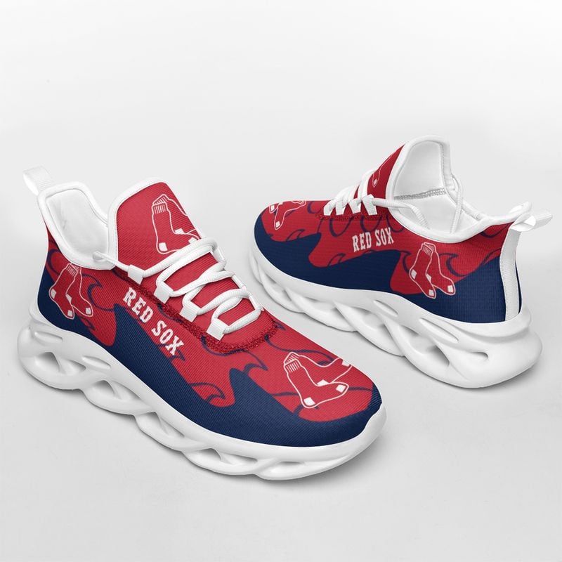 Boston Red Sox Max Soul Shoes NLA066536 - Famjoys Boston Red Sox Max Soul Shoes NLA066536 - Famjoys