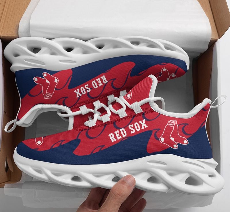 Boston Red Sox Max Soul Shoes NLA066536 - Famjoys Boston Red Sox Max Soul Shoes NLA066536 - Famjoys