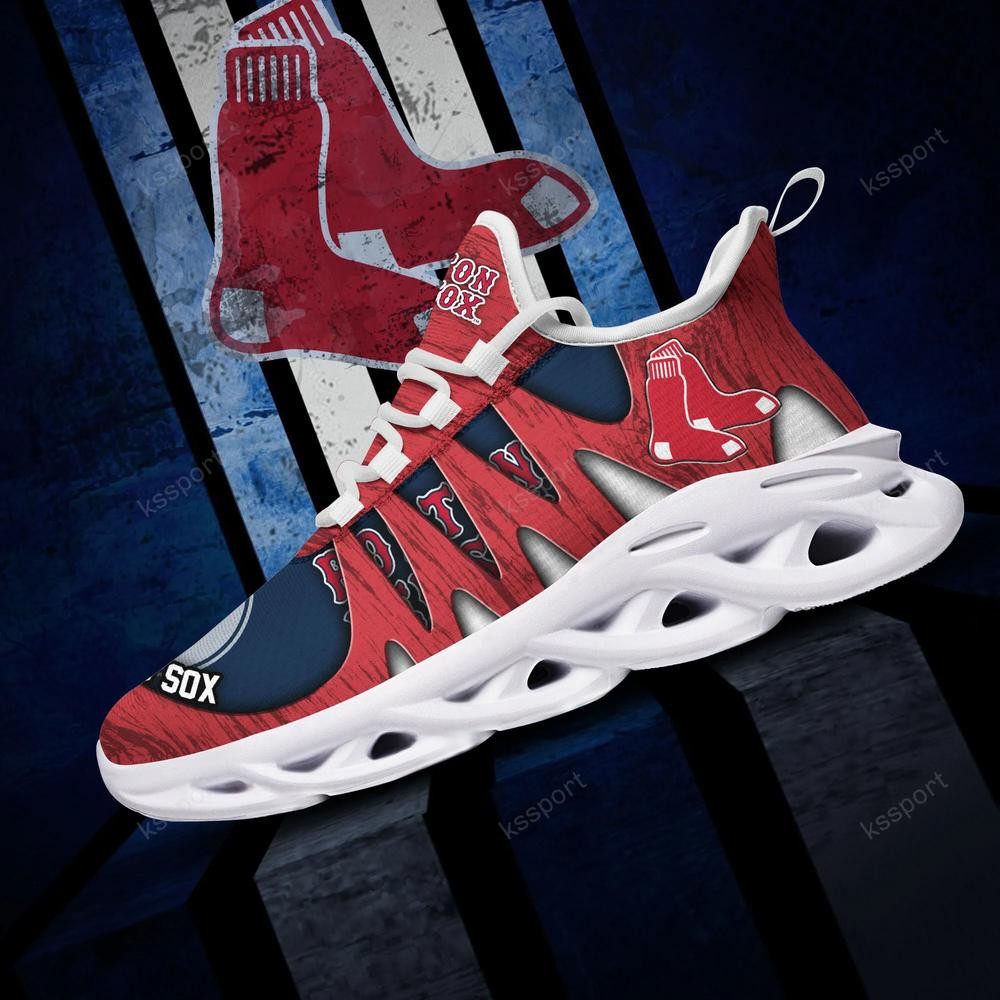 Boston Red Sox Max Soul Shoes, Running Sneakers - Famjoys Boston Red Sox Max Soul Shoes, Running Sneakers - Famjoys