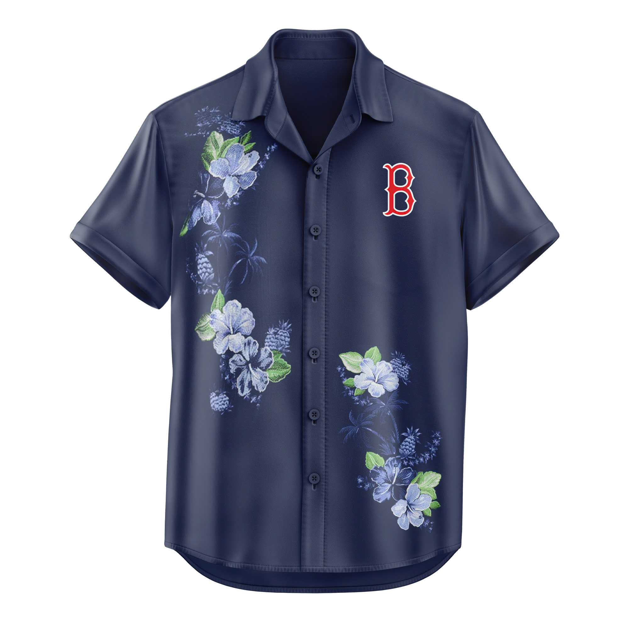 Boston Red Sox Premium HawaiianShirt - Famjoys Boston Red Sox Premium HawaiianShirt - Famjoys