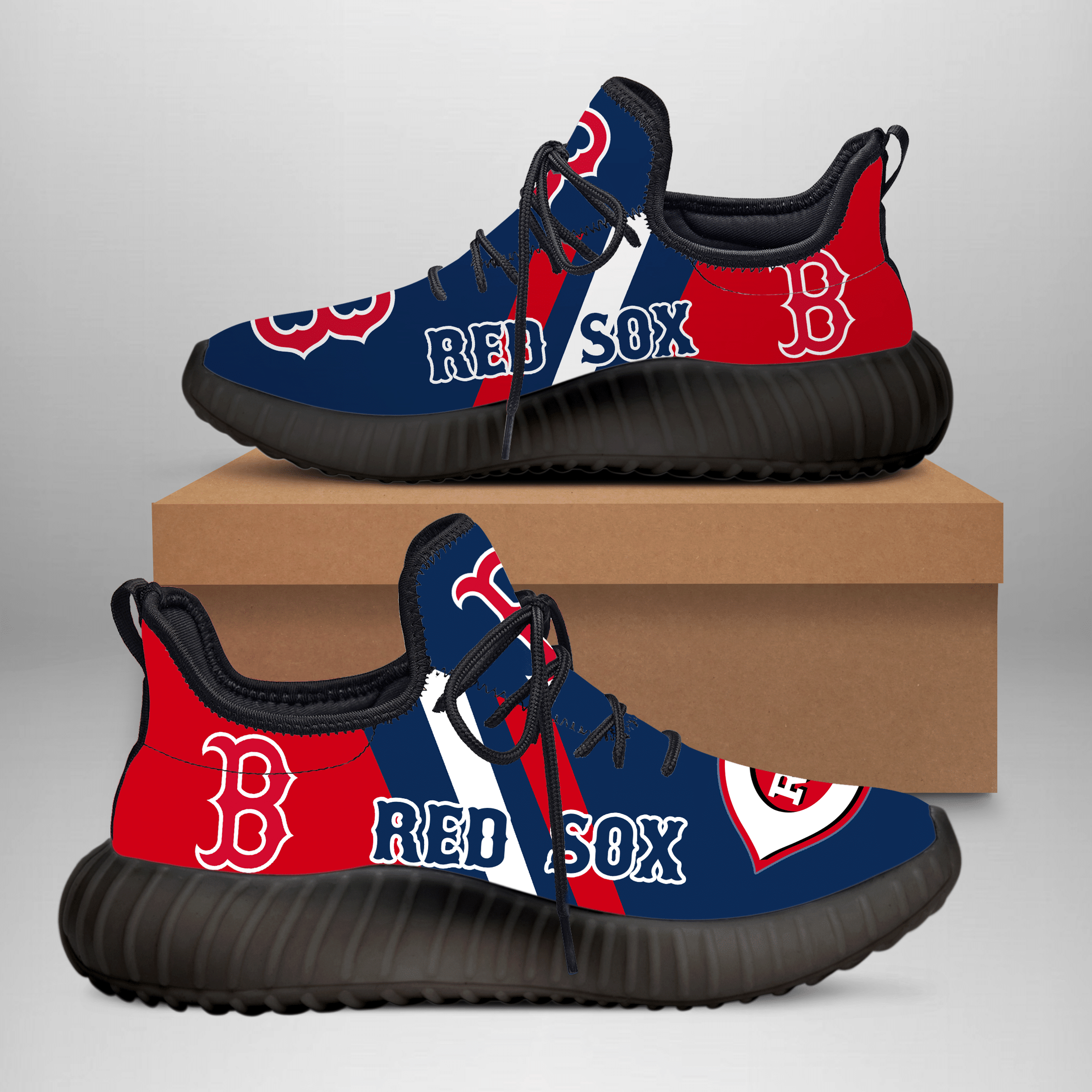 Boston Red Sox Shoes v3 - Famjoys Boston Red Sox Shoes v3 - Famjoys