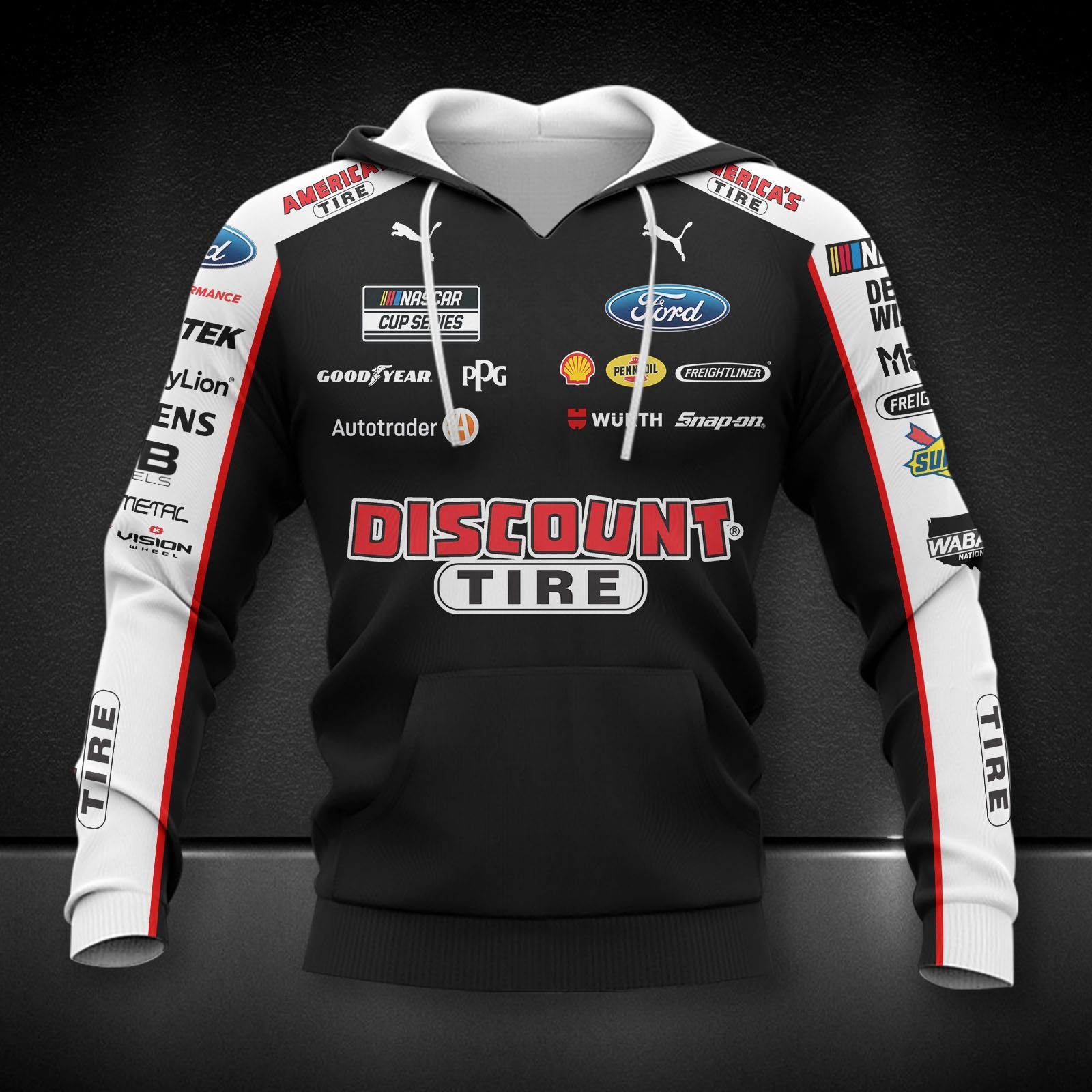 Brad Keselowski - Team Penske Printing T-Shirt, Polo, Hoodie, Zip, Bomber 9184 