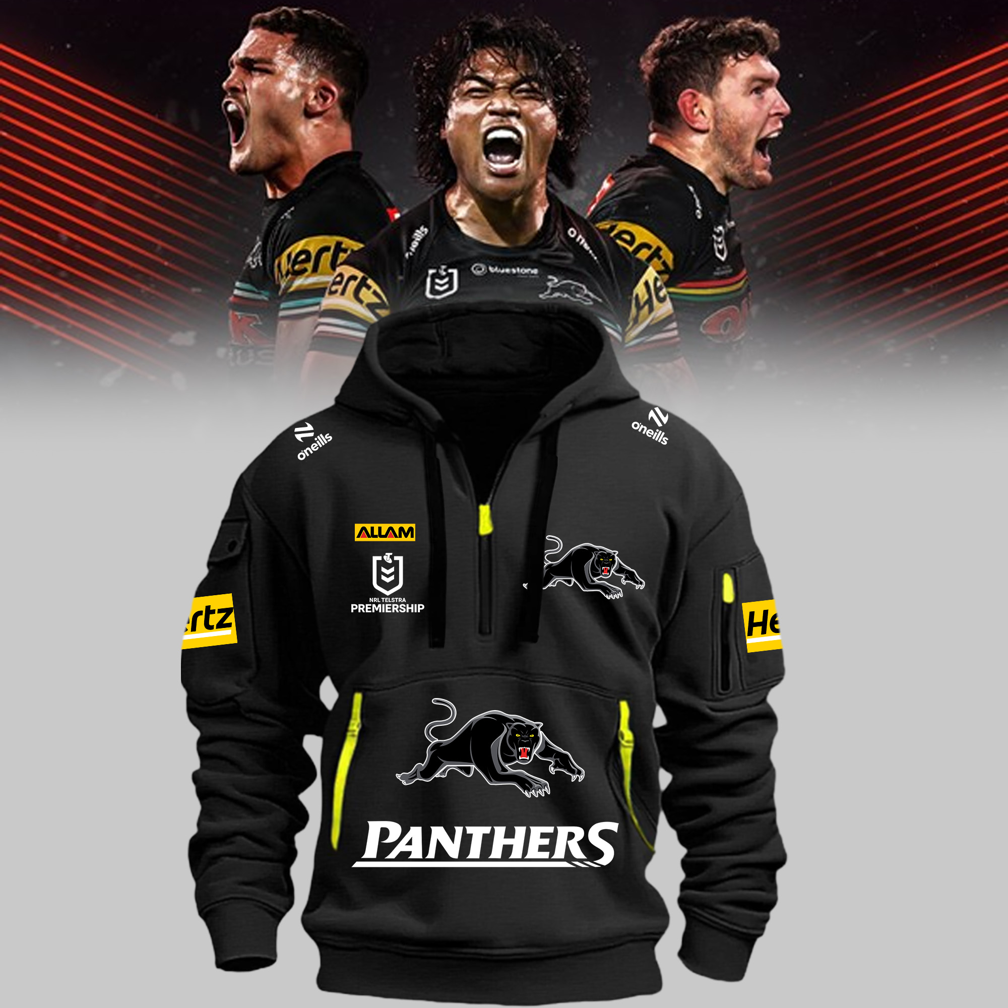 Brisbane Broncos New Hoodie Black 2024 - Famjoys Brisbane Broncos New Hoodie Black 2024 - Famjoys