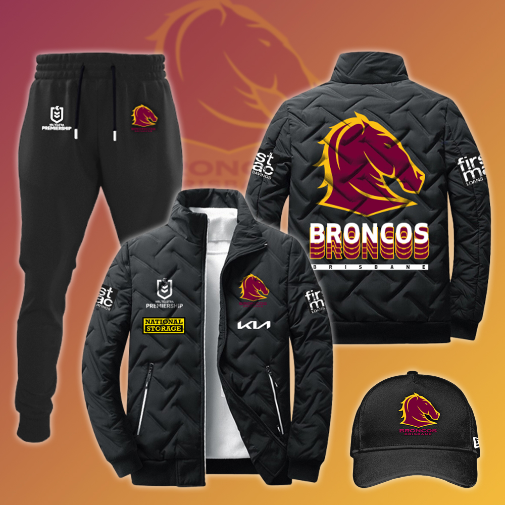 Brisbane Broncos Puffer Jacket - Famjoys Brisbane Broncos Puffer Jacket - Famjoys