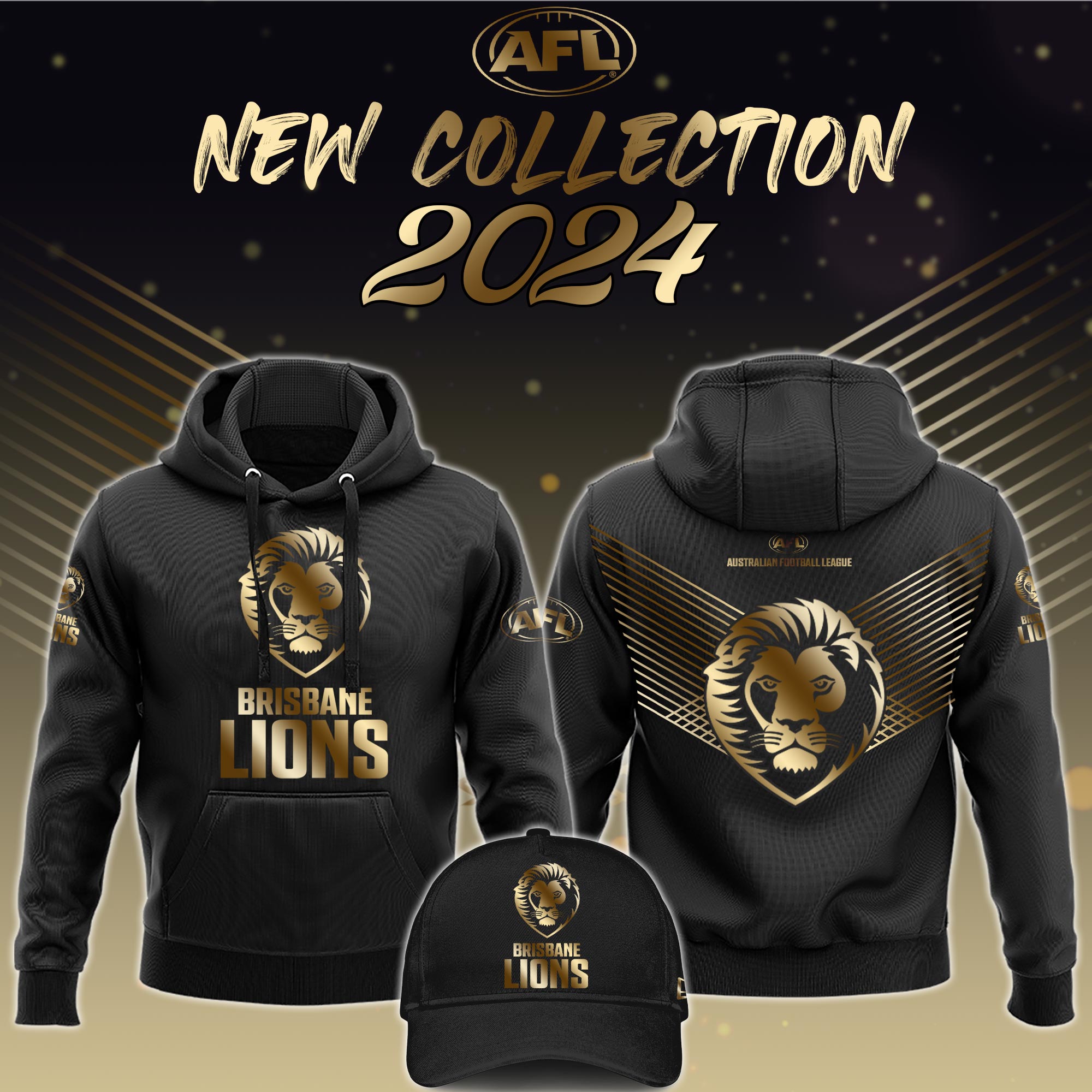Brisbane Lions AFL Hoodie - Famjoys Brisbane Lions AFL Hoodie - Famjoys