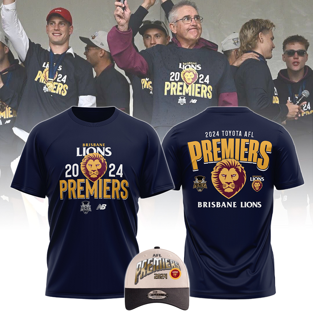 Brisbane Lions Premiers Adults Tee Version 10 - Famjoys Brisbane Lions Premiers Adults Tee Version 10 - Famjoys
