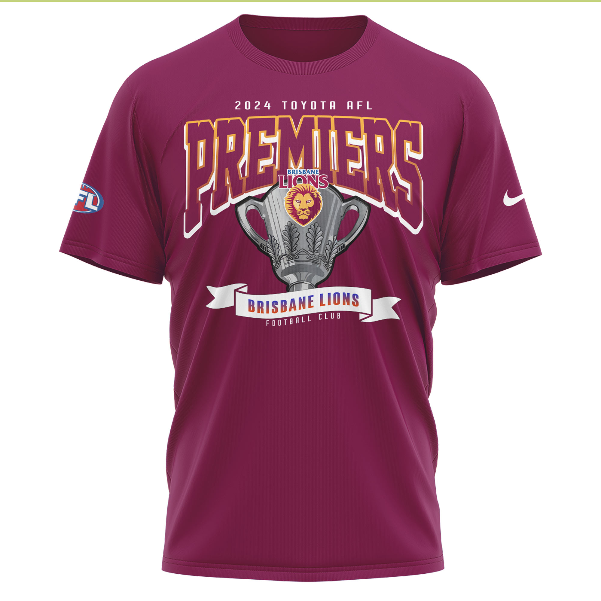 Brisbane Lions Premiers Hoodie Version 3 - Famjoys Brisbane Lions Premiers Hoodie Version 3 - Famjoys