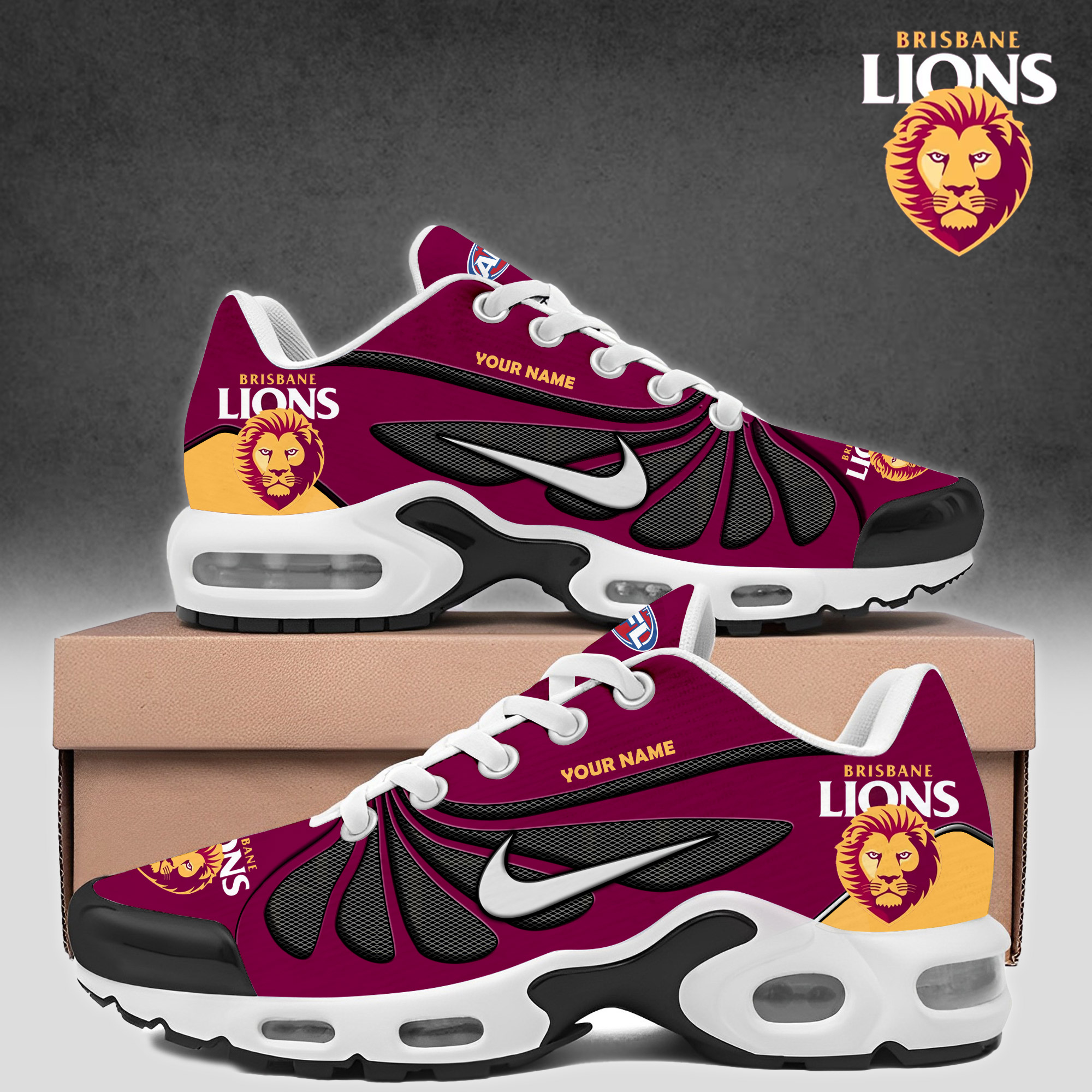 Brisbane Lions Shoes - Famjoys Brisbane Lions Shoes - Famjoys