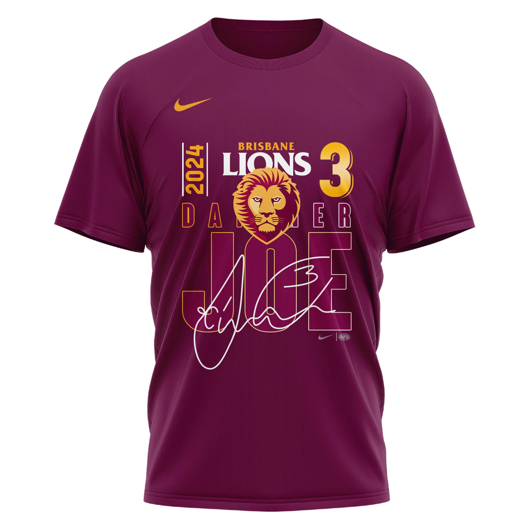 Brisbane Lions Thank You Joe Shirt - Famjoys Brisbane Lions Thank You Joe Shirt - Famjoys