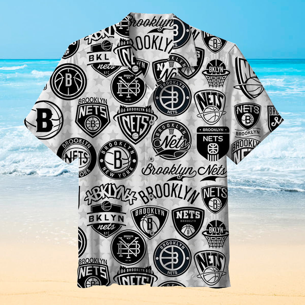 Brooklyn Nets Hawaiian Shirt - Famjoys Brooklyn Nets Hawaiian Shirt - Famjoys