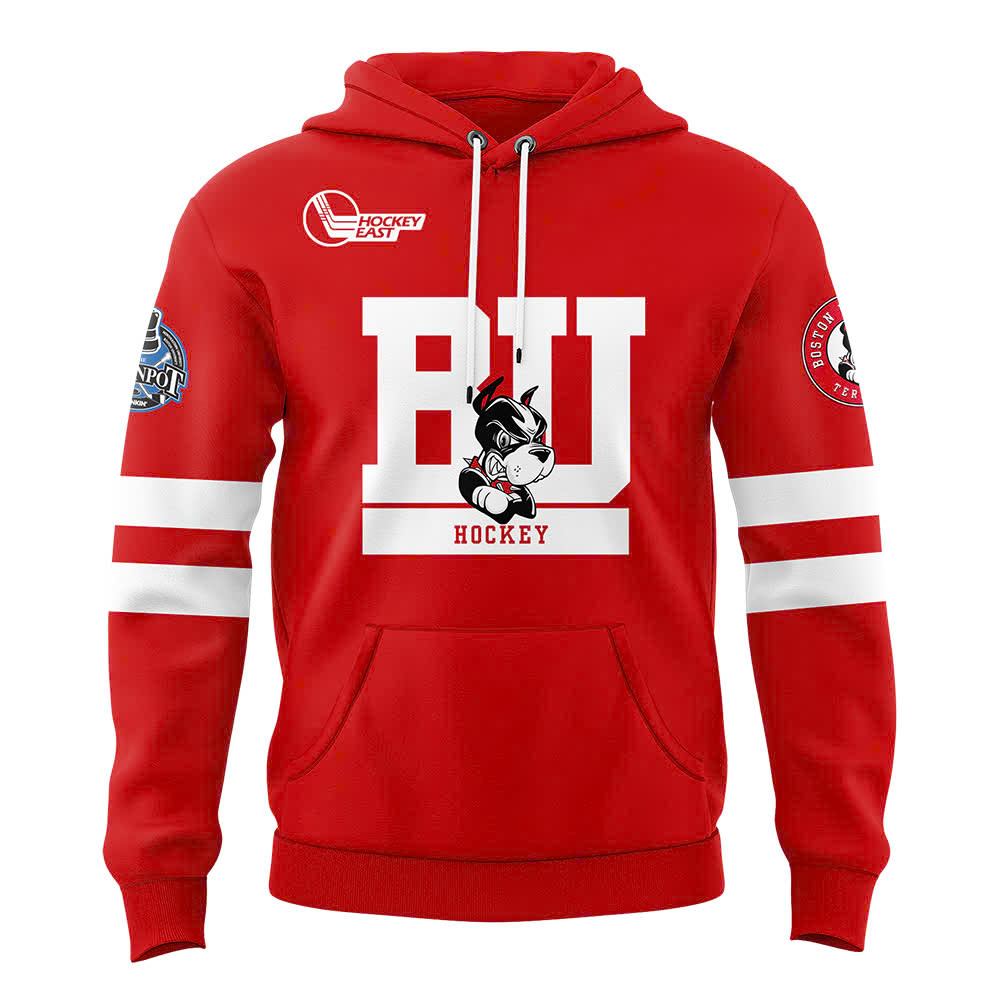 BU Hockey 2025 Beanpot MVP Champions Hoodie - Famjoys BU Hockey 2025 Beanpot MVP Champions Hoodie - Famjoys