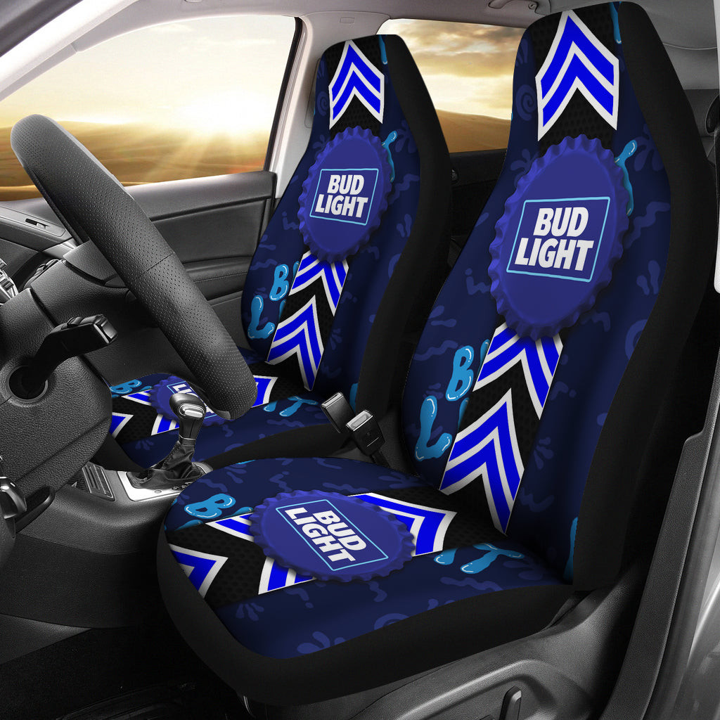 Bud Light Drinks Car Seat Covers Beer AA22091603 - Famjoys Bud Light Drinks Car Seat Covers Beer AA22091603 - Famjoys
