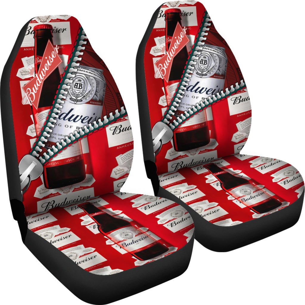 Budweiser Drinks Car Seat Covers Beer AA22092001 - Famjoys Budweiser Drinks Car Seat Covers Beer AA22092001 - Famjoys