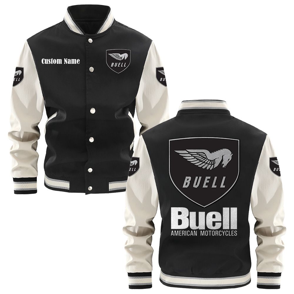 Buell Motorcycles Varsity Jacket, Baseball jacket, Letterman Jacket Customize Name, Multicolor - Famjoys Buell Motorcycles Varsity Jacket, Baseball jacket, Letterman Jacket Customize Name, Multicolor - Famjoys