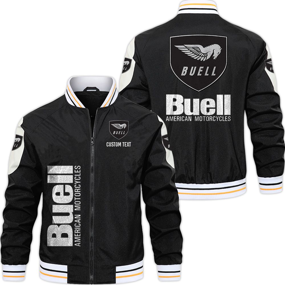 Buell Motorcycles Varsity Jacket, Zipper Jackets Customize Name - Famjoys Buell Motorcycles Varsity Jacket, Zipper Jackets Customize Name - Famjoys