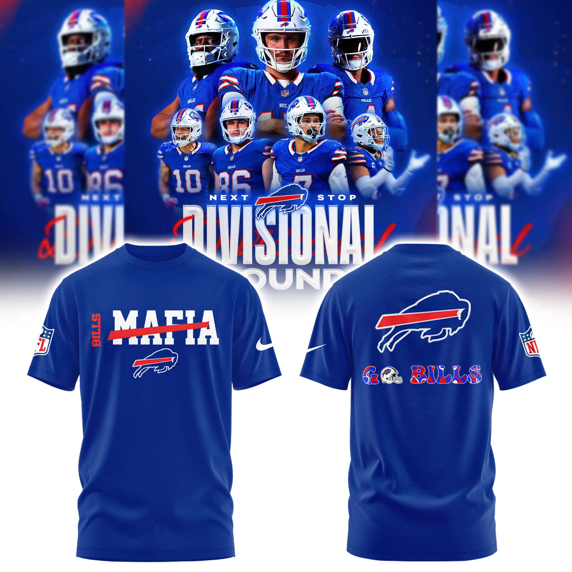 Buffalo Bills 2025 Go Bills Collection Hoodie - Famjoys Buffalo Bills 2025 Go Bills Collection Hoodie - Famjoys