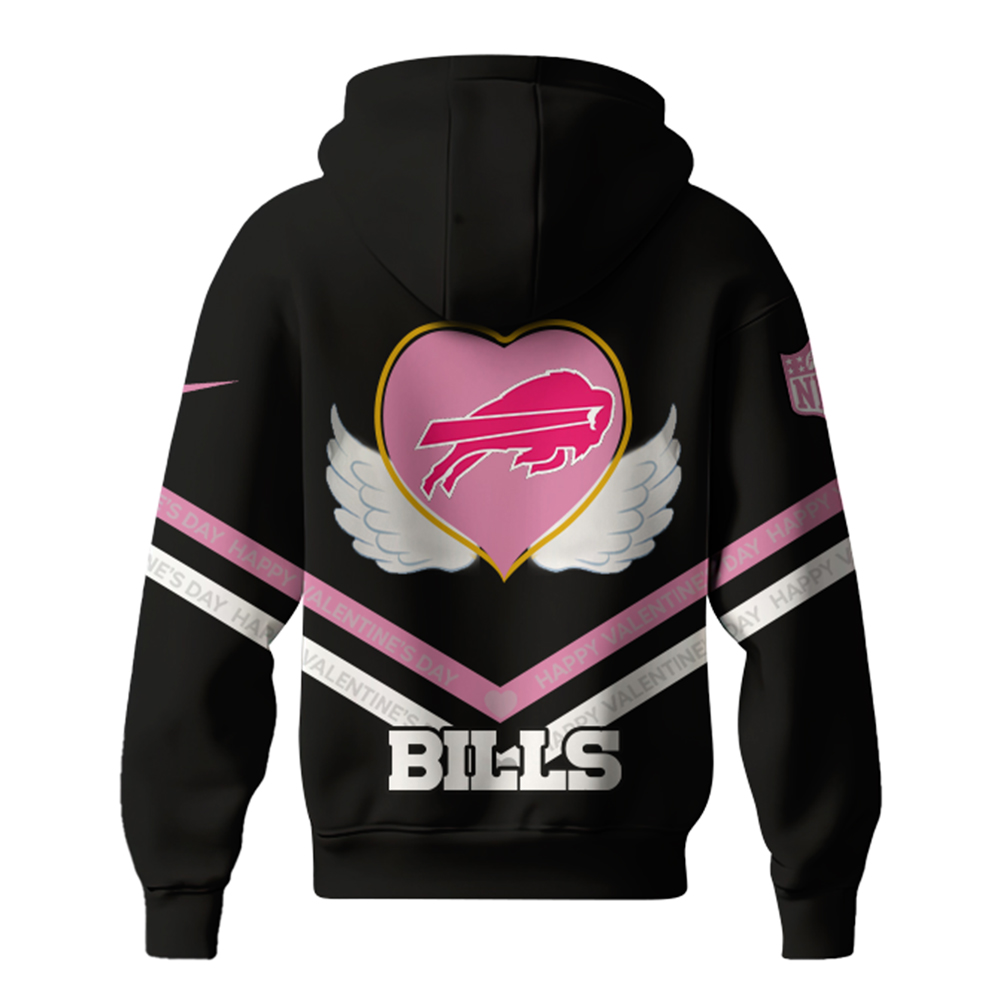 Buffalo Bills 2025 Valentine “Game Day” Hoodie - Famjoys Buffalo Bills 2025 Valentine “Game Day” Hoodie - Famjoys