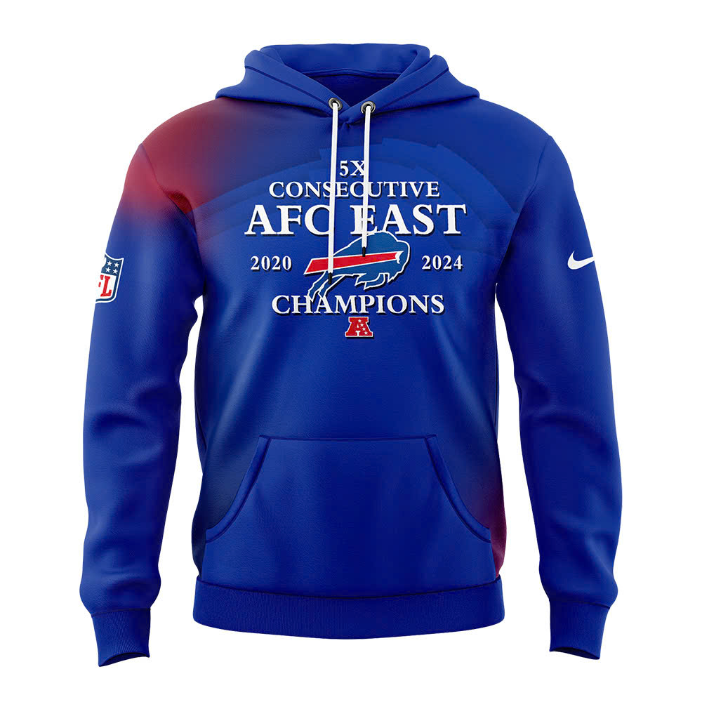 Buffalo Bills AFC East Division Champions Premium Pullover Hoodie - Famjoys Buffalo Bills AFC East Division Champions Premium Pullover Hoodie - Famjoys
