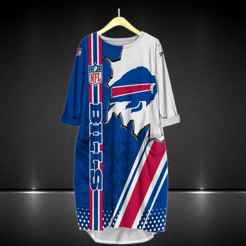 Buffalo Bills All Over Print Caftan3681 - Famjoys Buffalo Bills All Over Print Caftan3681 - Famjoys