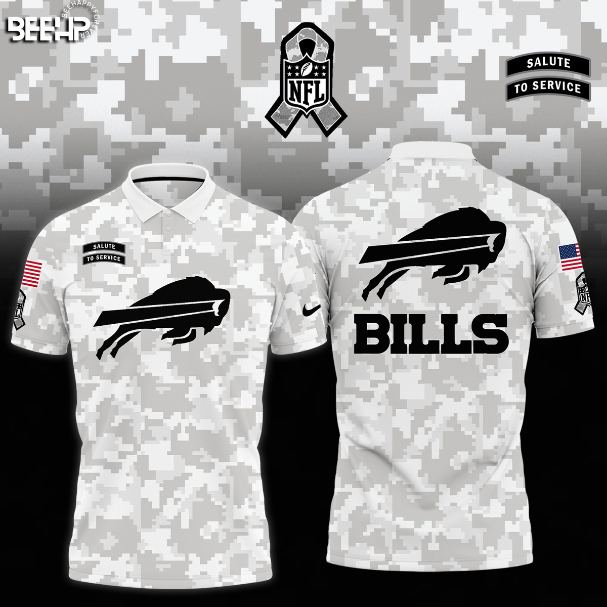 Buffalo Bills Camo Salute to Service Combo - Famjoys Buffalo Bills Camo Salute to Service Combo - Famjoys