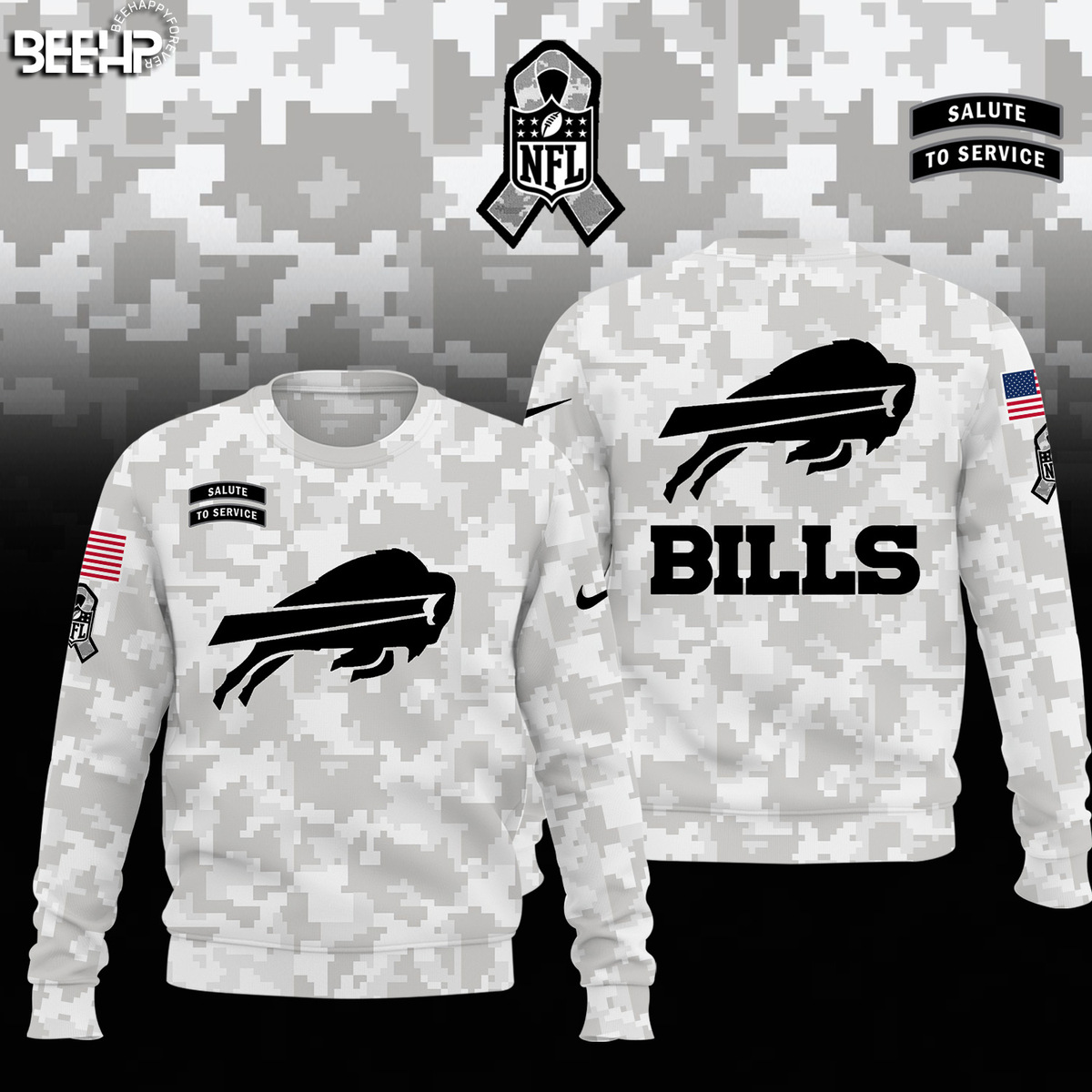 Buffalo Bills Camo Salute to Service Combo - Famjoys Buffalo Bills Camo Salute to Service Combo - Famjoys