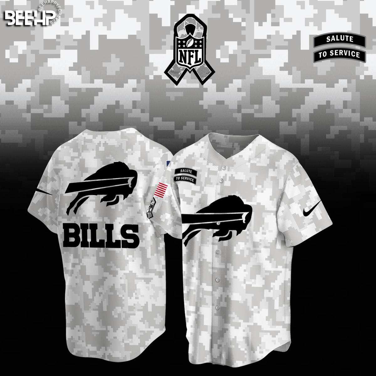 Buffalo Bills Camo Salute to Service Combo - Famjoys Buffalo Bills Camo Salute to Service Combo - Famjoys