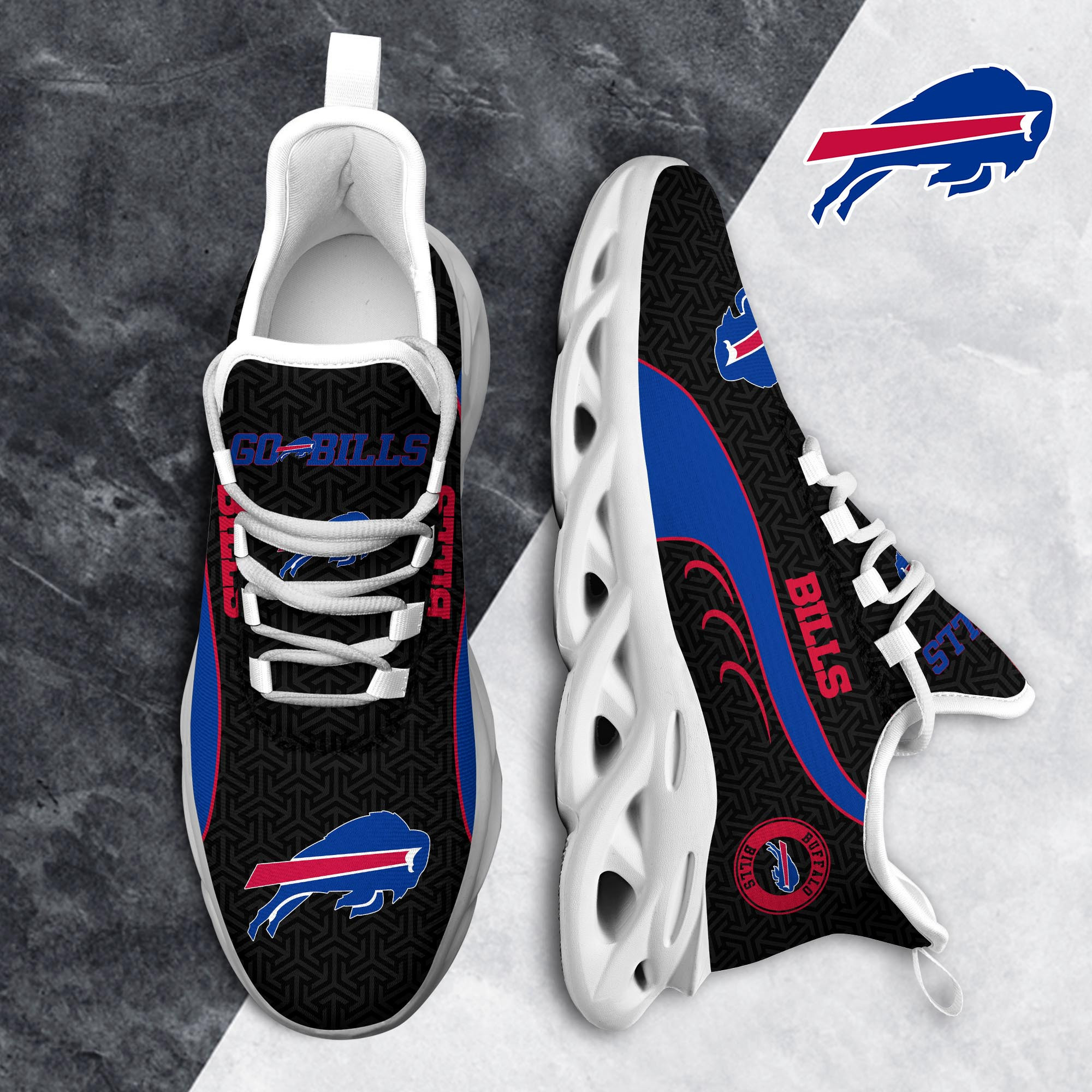 Buffalo Bills Clunky Shoes T-42107 - Famjoys Buffalo Bills Clunky Shoes T-42107 - Famjoys