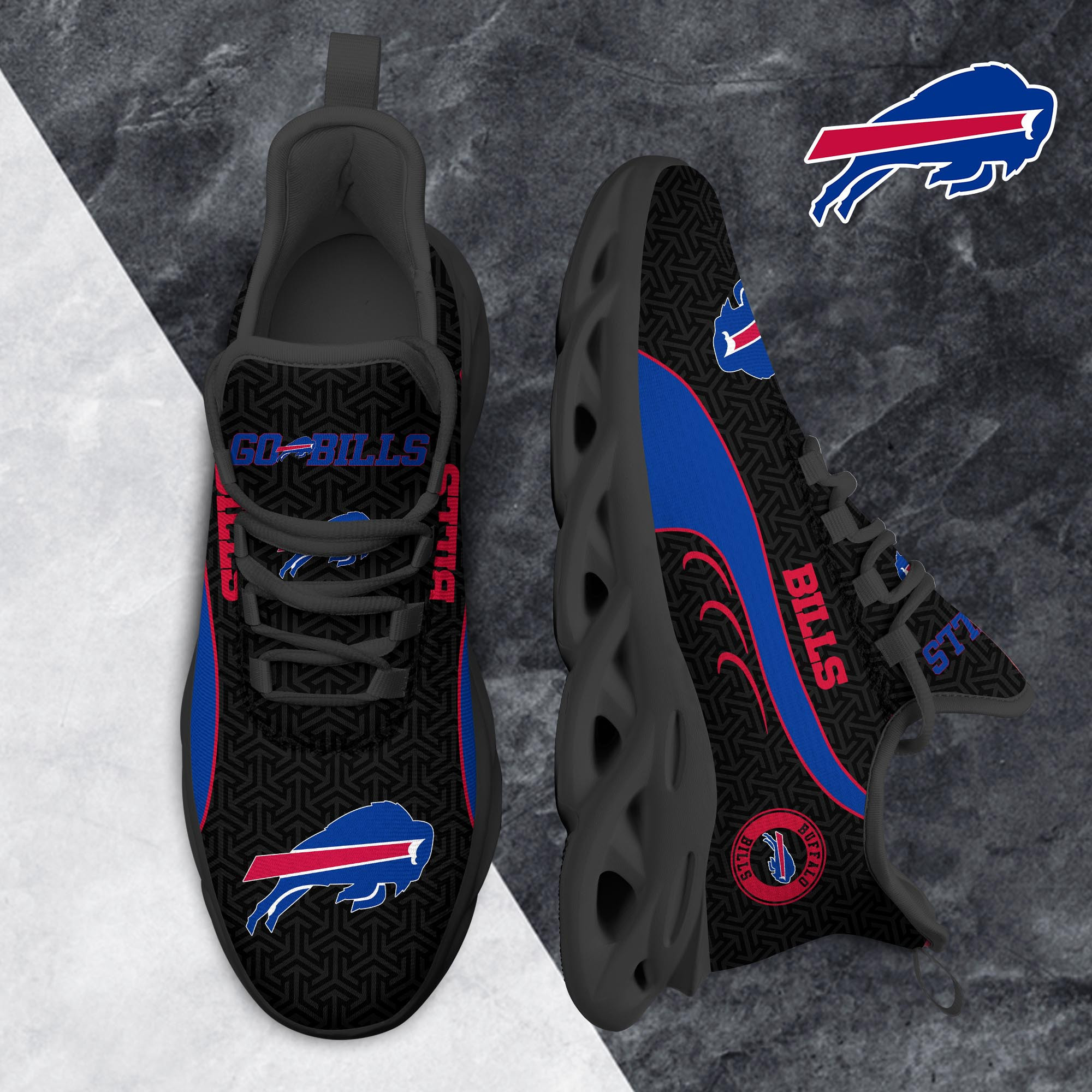 Buffalo Bills Clunky Shoes T-42107 - Famjoys Buffalo Bills Clunky Shoes T-42107 - Famjoys