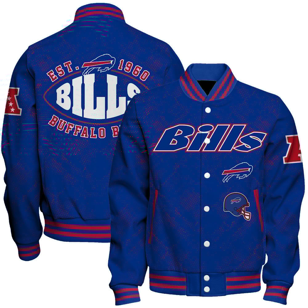 Buffalo Bills - Continue Writing The Dream Unisex Varsity Jacket - Famjoys Buffalo Bills - Continue Writing The Dream Unisex Varsity Jacket - Famjoys